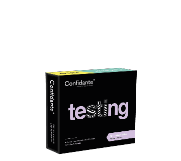 A randox Confidant-STI at home health test kit box